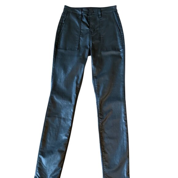 NWOT Sanctuary Hayden Coated High Rise Faux Leather pants - Picture 5 of 15